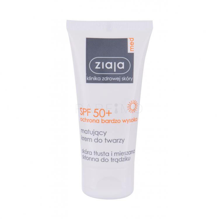 Ziaja Med Protective Matifying SPF50+ Fényvédő készítmény arcra nőknek 50 ml