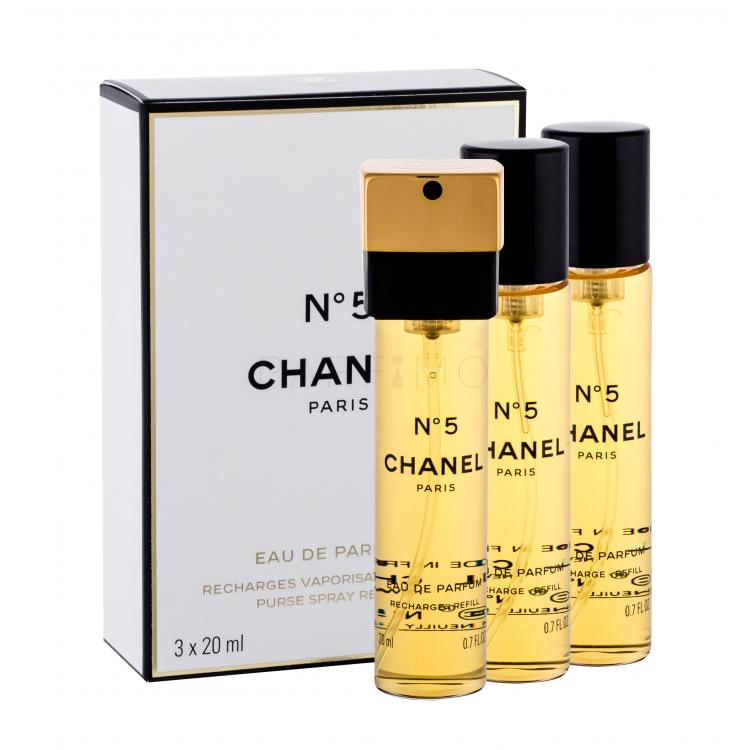 Chanel N°5 Eau de Parfum nőknek Refill 3x20 ml