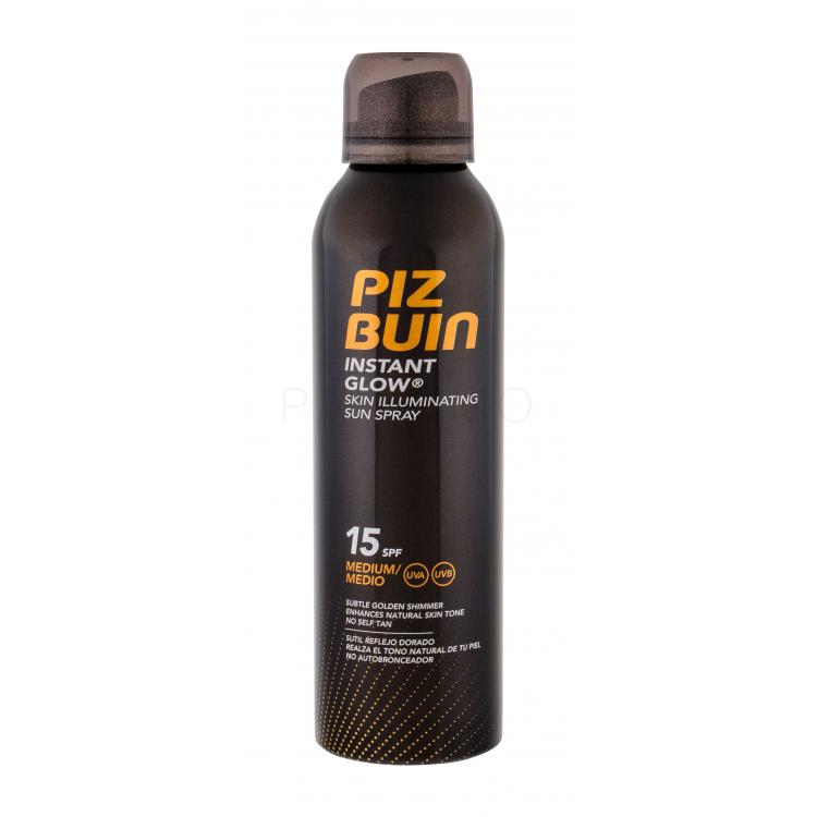 PIZ BUIN Instant Glow Spray SPF15 Fényvédő készítmény testre nőknek 150 ml