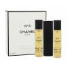 Chanel N°5 3x 20 ml Eau de Toilette nőknek Twist and Spray 20 ml
