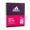 Adidas Fruity Rhythm For Women Ajándékcsomagok dezodor üvegben 75 ml + deos pray 150 ml