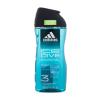 Adidas Ice Dive Shower Gel 3-In-1 New Cleaner Formula Tusfürdő férfiaknak 250 ml