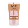 NYX Professional Makeup Bare With Me Blur Tint Foundation Alapozó nőknek 30 ml Változat 12 Medium Dark