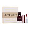 Givenchy L&#039;Interdit Rouge Ajándékcsomagok eau de parfum 50 ml + Le Rouge Deep Velvet rúzs 3,4 g 37 Rouge Grainé