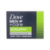 Dove Men + Care Extra Fresh Body + Face Bar Szilárd szappan férfiaknak 90 g