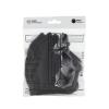 NEQI Adult Community Face Coverings M-L Black Szájmaszk 3 db