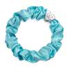 By Eloise London Silk Scrunchie Silver Heart Hajgumi nőknek 1 db Változat Turquoise