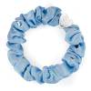 By Eloise London Silk Scrunchie Silver Heart Hajgumi nőknek 1 db Változat Sky Blue