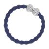 By Eloise London Silver Bling Diamanté Bow Hajgumi nőknek 1 db Változat Navy Blue