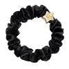 By Eloise London Silk Scrunchie Gold Star Hajgumi nőknek 1 db Változat Black