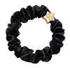 By Eloise London Silk Scrunchie Gold Star Hajgumi nőknek 1 db Változat Black