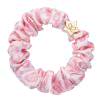 By Eloise London Silk Scrunchie Gold Star Hajgumi nőknek 1 db Változat Pink Leopard
