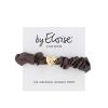 By Eloise London Silk Scrunchie Gold Heart Hajgumi nőknek 1 db Változat Mocha