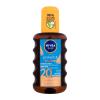 Nivea Sun Protect &amp; Bronze Oil Spray SPF20 Fényvédő készítmény testre 200 ml