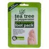 Xpel Tea Tree Tea Tree &amp; Peppermint Deep Moisturising Foot Pack Lábmaszk nőknek 1 db