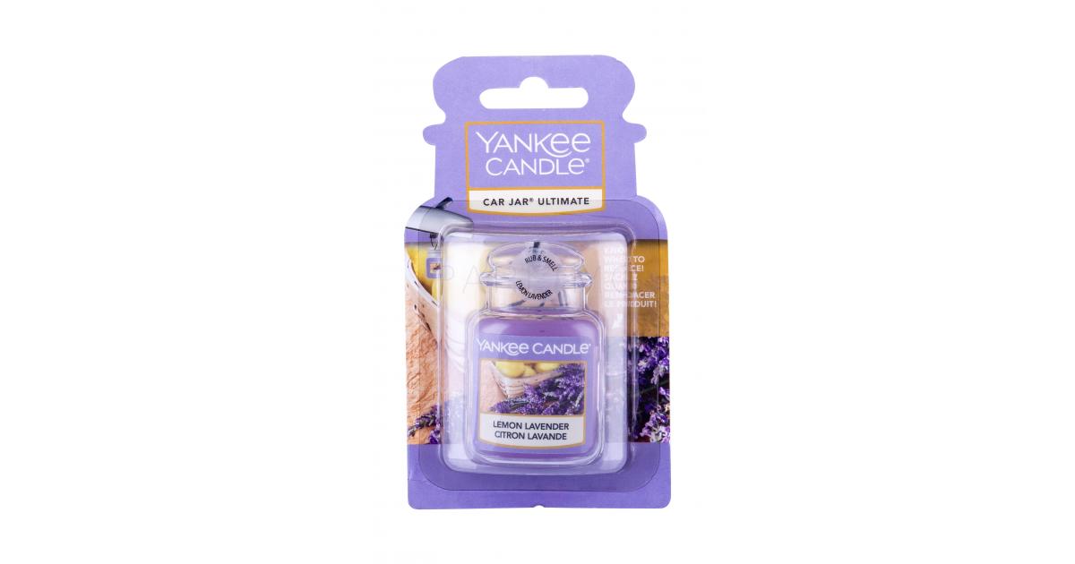 Yankee Candle Lemon Lavender Car Jar Autóillatosító 1 db PARFIMO.hu