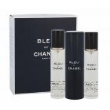 Chanel Bleu de Chanel Eau de Toilette férfiaknak Twist and Spray 3x20 ml