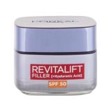 L'Oréal Paris Revitalift Filler HA SPF50 Nappali arckrém nőknek 50 ml