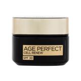 L'Oréal Paris Age Perfect Cell Renew Day Cream SPF30 Nappali arckrém nőknek 50 ml