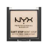 NYX Professional Makeup Can't Stop Won't Stop Mattifying Powder Púder nőknek 6 g Változat 01 Fair