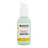 Garnier Skin Naturals Vitamin C Brightening Serum Cream SPF25 Arcszérum nőknek 50 ml
