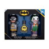 DC Comics Batman & Joker Set Ajándékcsomagok Batman eau de toilette 50 ml + Batman tusfürdő 400 ml + Joker tusfürdő 400 ml