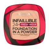 L'Oréal Paris Infaillible 24H Fresh Wear Foundation In A Powder Alapozó nőknek 9 g Változat 200 Golden Sand