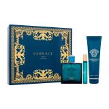 Versace Eros Ajándékcsomagok parfüm 100 ml + parfüm 10 ml + tusfürdő 150 ml