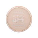 Rimmel London Stay Matte Púder nőknek 14 g Változat 003 Peach Glow