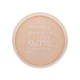 Rimmel London Stay Matte Púder nőknek 14 g Változat 006 Warm Beige