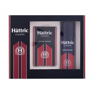 Hattric Classic Ajándékcsomagok dezodor 150 ml + borotválkozás utáni arcszesz 100 ml