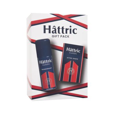 Hattric Classic Ajándékcsomagok dezodor 150 ml + borotválkozás utáni arcszesz 100 ml