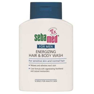 SebaMed For Men Energizing Hair &amp; Body Wash Sampon férfiaknak 200 ml