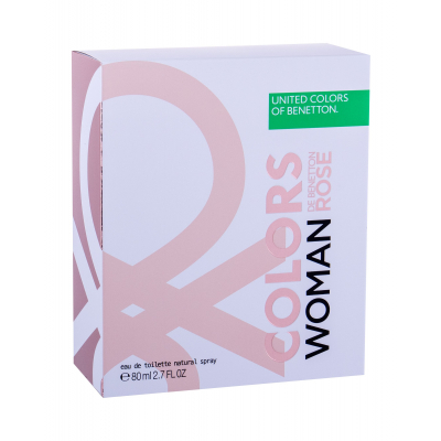 Benetton Colors de Benetton Rose Eau de Toilette nőknek 80 ml