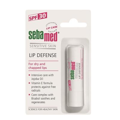 SebaMed Sensitive Skin Lip Defense SPF30 Ajakbalzsam nőknek 4,8 g