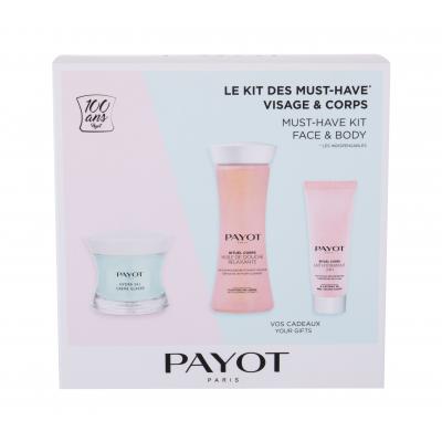 PAYOT Hydra 24+ Crème Glacée Ajándékcsomagok nappali arcápoló 50 ml + Rituel Corps arctisztító hab 125 ml + Rituel Corps testápoló tej 25 ml