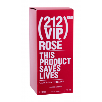 Carolina Herrera 212 VIP Rose Red Limited Edition Eau de Parfum nőknek 80 ml