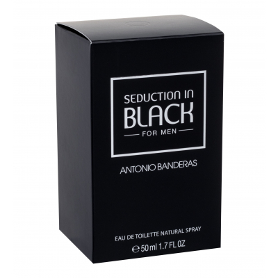 Antonio Banderas Seduction in Black Eau de Toilette férfiaknak 50 ml