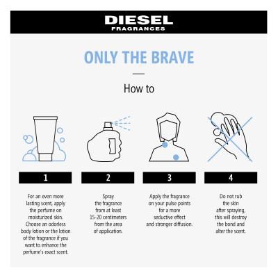 Diesel Only The Brave Eau de Toilette férfiaknak 50 ml