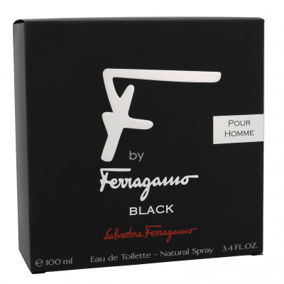 Salvatore Ferragamo F by Ferragamo Black Eau de Toilette férfiaknak 100 ml