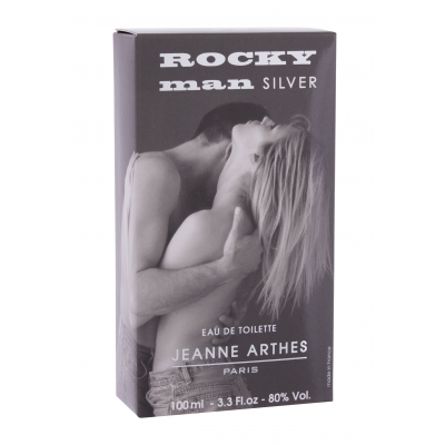 Jeanne Arthes Rocky Man Silver Eau de Toilette férfiaknak 100 ml