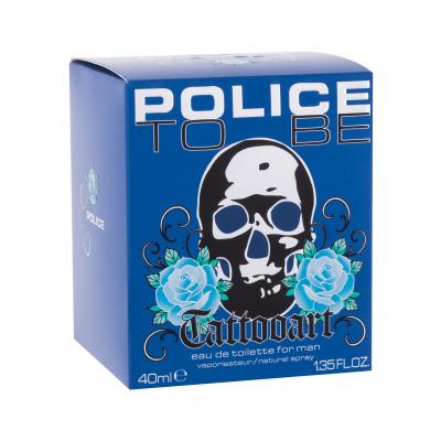 Police To Be Tattooart Eau de Toilette férfiaknak 40 ml