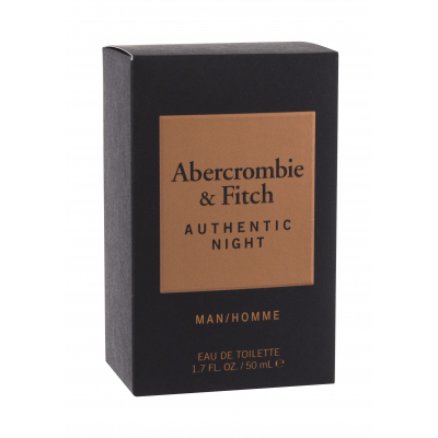 Abercrombie &amp; Fitch Authentic Night Eau de Toilette férfiaknak 50 ml