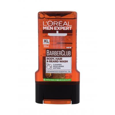 L'Oréal Paris Men Expert Barber Club Body, Hair & Beard Wash Tusfürdő férfiaknak 300 ml