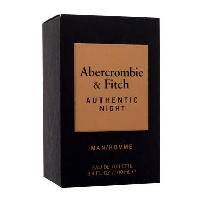 Abercrombie &amp; Fitch Authentic Night Eau de Toilette férfiaknak 100 ml