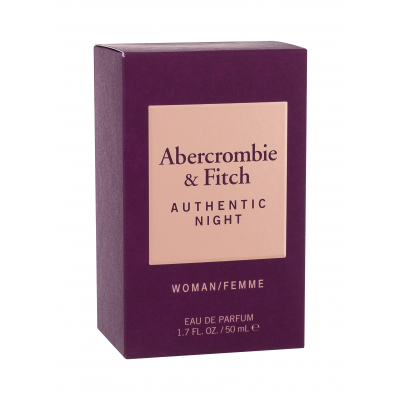 Abercrombie &amp; Fitch Authentic Night Eau de Parfum nőknek 50 ml