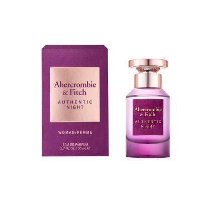 Abercrombie &amp; Fitch Authentic Night Eau de Parfum nőknek 50 ml