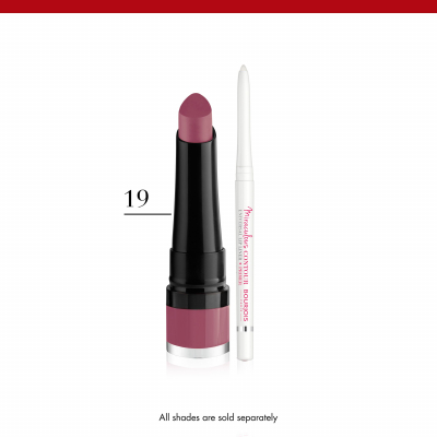 BOURJOIS Paris Rouge Velvet The Lipstick Rúzs nőknek 2,4 g Változat 19 Place Des Roses