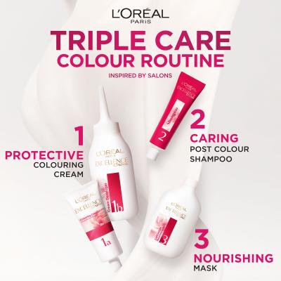 L&#039;Oréal Paris Excellence Creme Triple Protection Hajfesték nőknek 48 ml Változat 4,02 Tempting Brunette Brown
