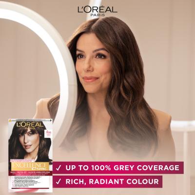 L&#039;Oréal Paris Excellence Creme Triple Protection Hajfesték nőknek 48 ml Változat 6,41 Natural Hazelnut Brown